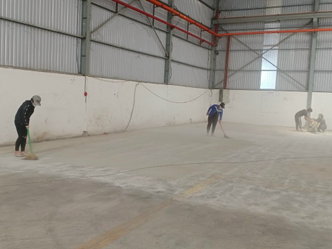 Thi công sàn Epoxy dự án CTY SX TM Sài Gòn RIVER VIỆT NAM
