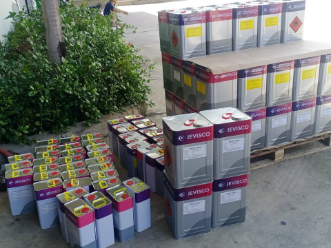 Thi công sàn Epoxy dự án CTY SX TM Sài Gòn RIVER VIỆT NAM