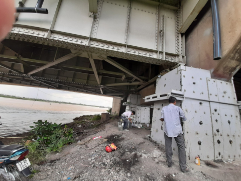 	Bơm keo Epoxy gia cố kết cấu cầu Đồng Nai (cầu cũ)