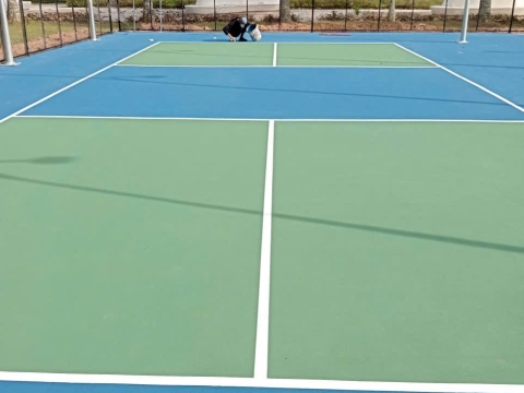 Thi công sân pickleball